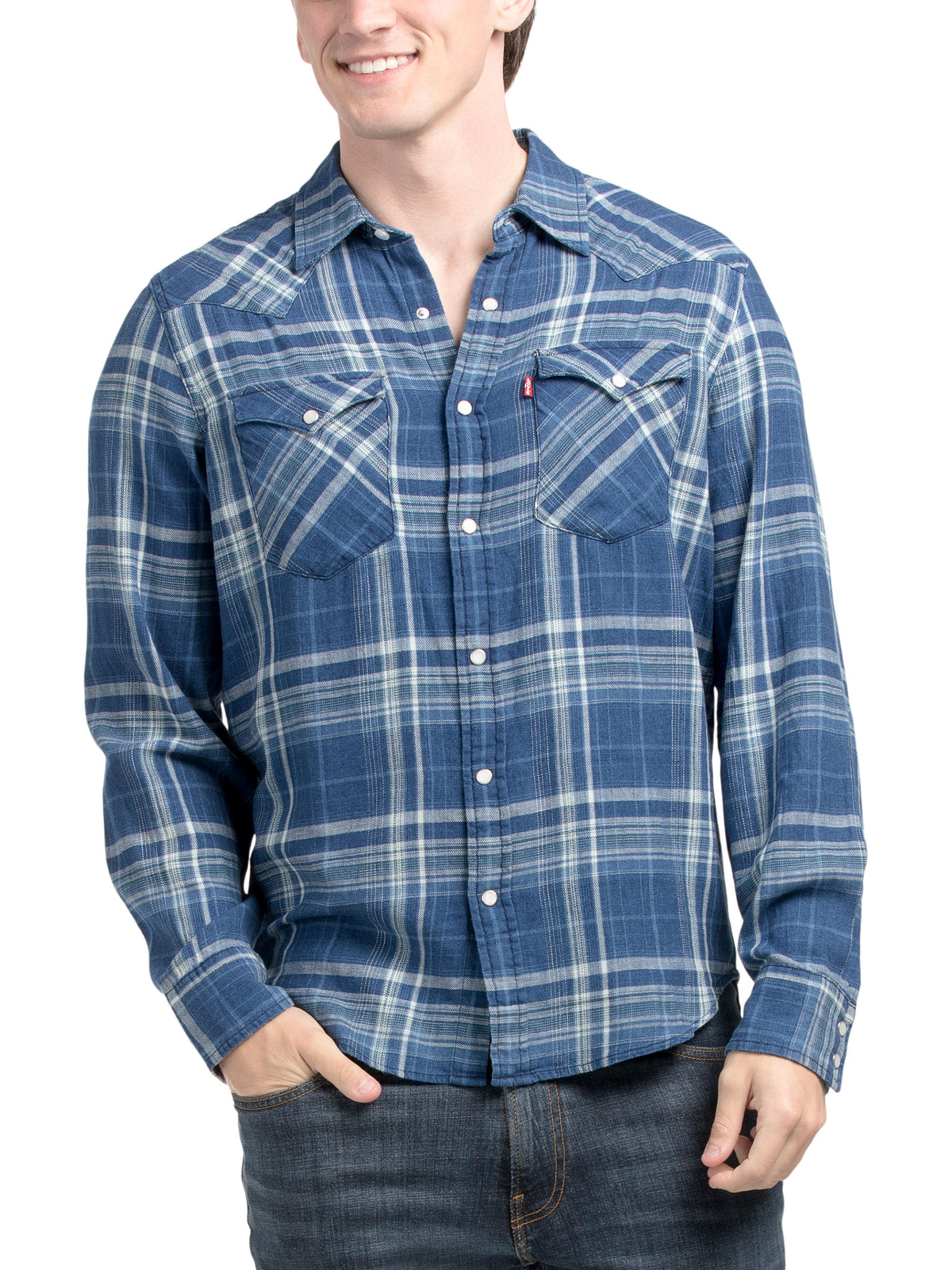 LEVIS Klassik Qərb Yoxlaması Köynəyi