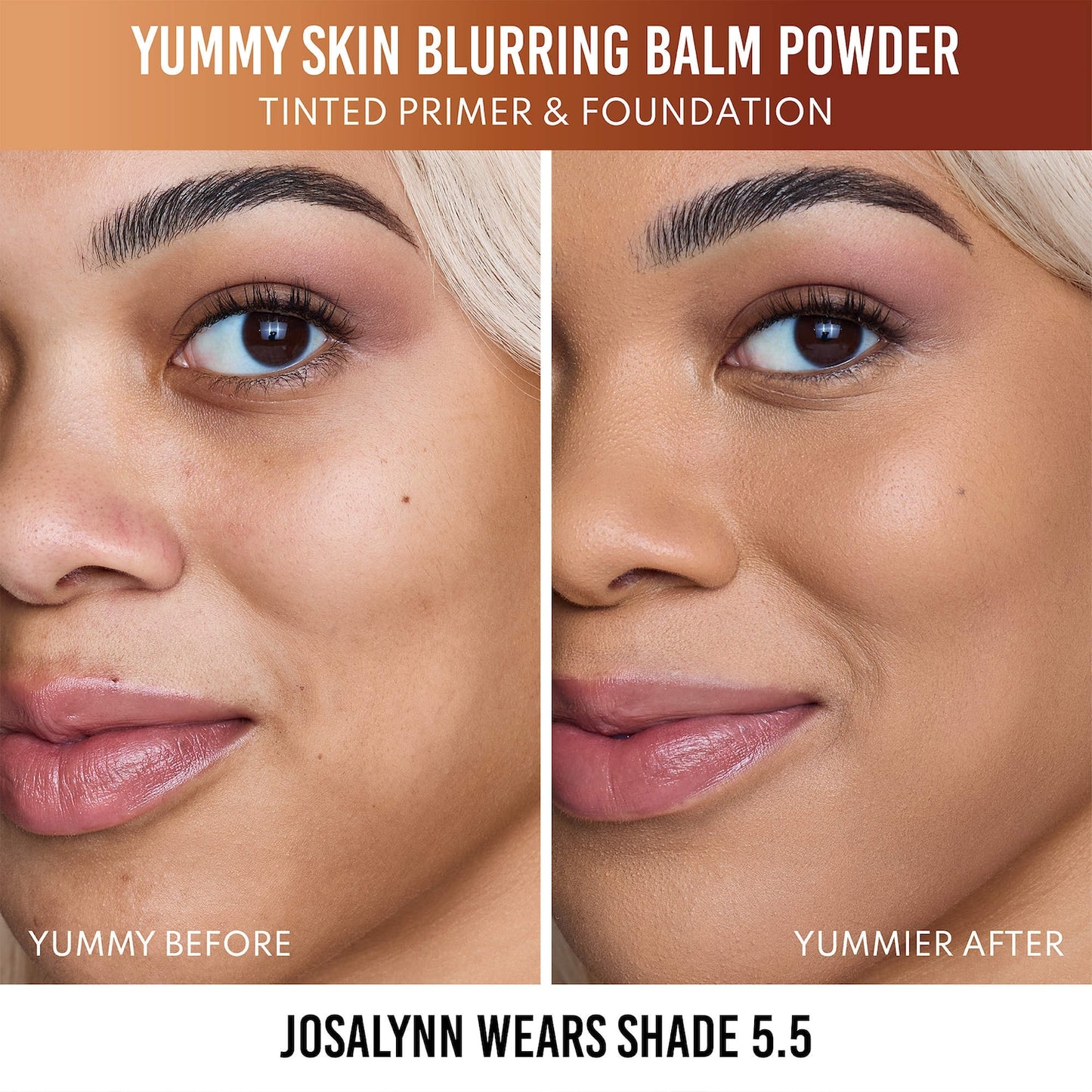 Danessa Myricks Beauty Yummy Skin Bulanıqlaştırıcı Balm Pudra - Rəngli Primer və Tonal Krem