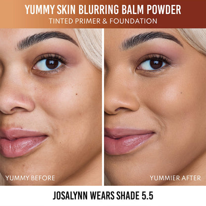 Danessa Myricks Beauty Yummy Skin Bulanıqlaştırıcı Balm Pudra - Rəngli Primer və Tonal Krem