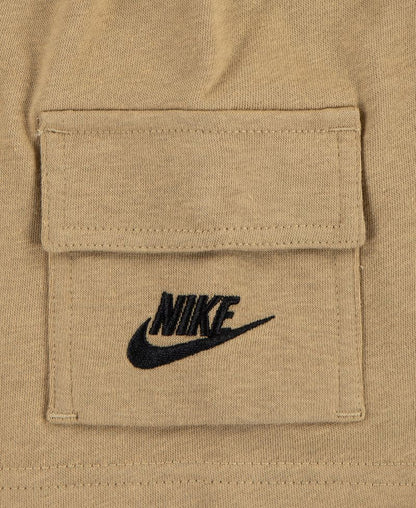 Nike Oğlan Uşaq 2T-4T Cib Köynəyi və Frantsız Terisi Şortlar, 2 Parçalı Dəsti