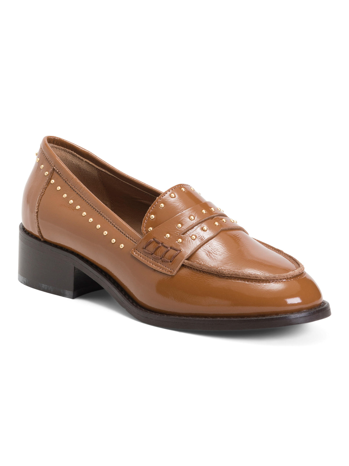 REQINS Patent Leather Joya Rock Topuqlu Loafer Ayaqqabısı