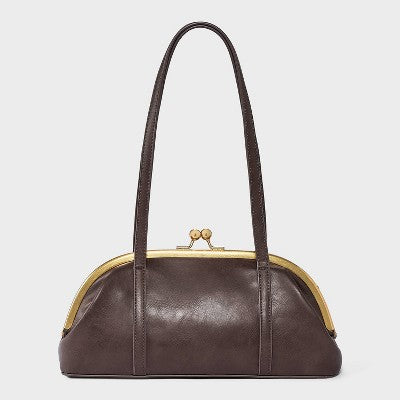 Kiss Lock Satchel - A New Day Qəhvəyi