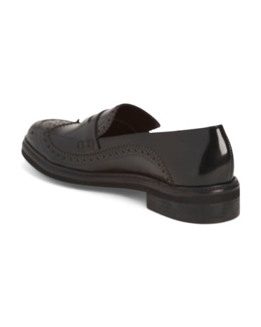 NAPOLEONI İtaliyada Hazırlanmış Patent Dəri Oxford Penny Loafers