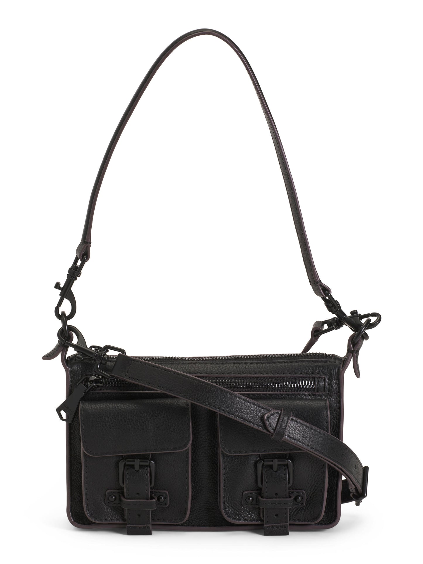 AIMEE Leather Saddle Up Mini Çanta