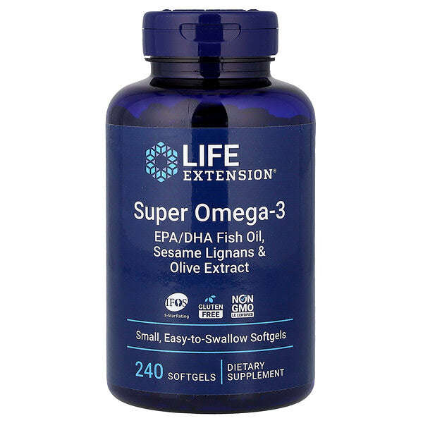 Life Extension Super Omega 3 240 Yumsaq Kapsul YoxYox