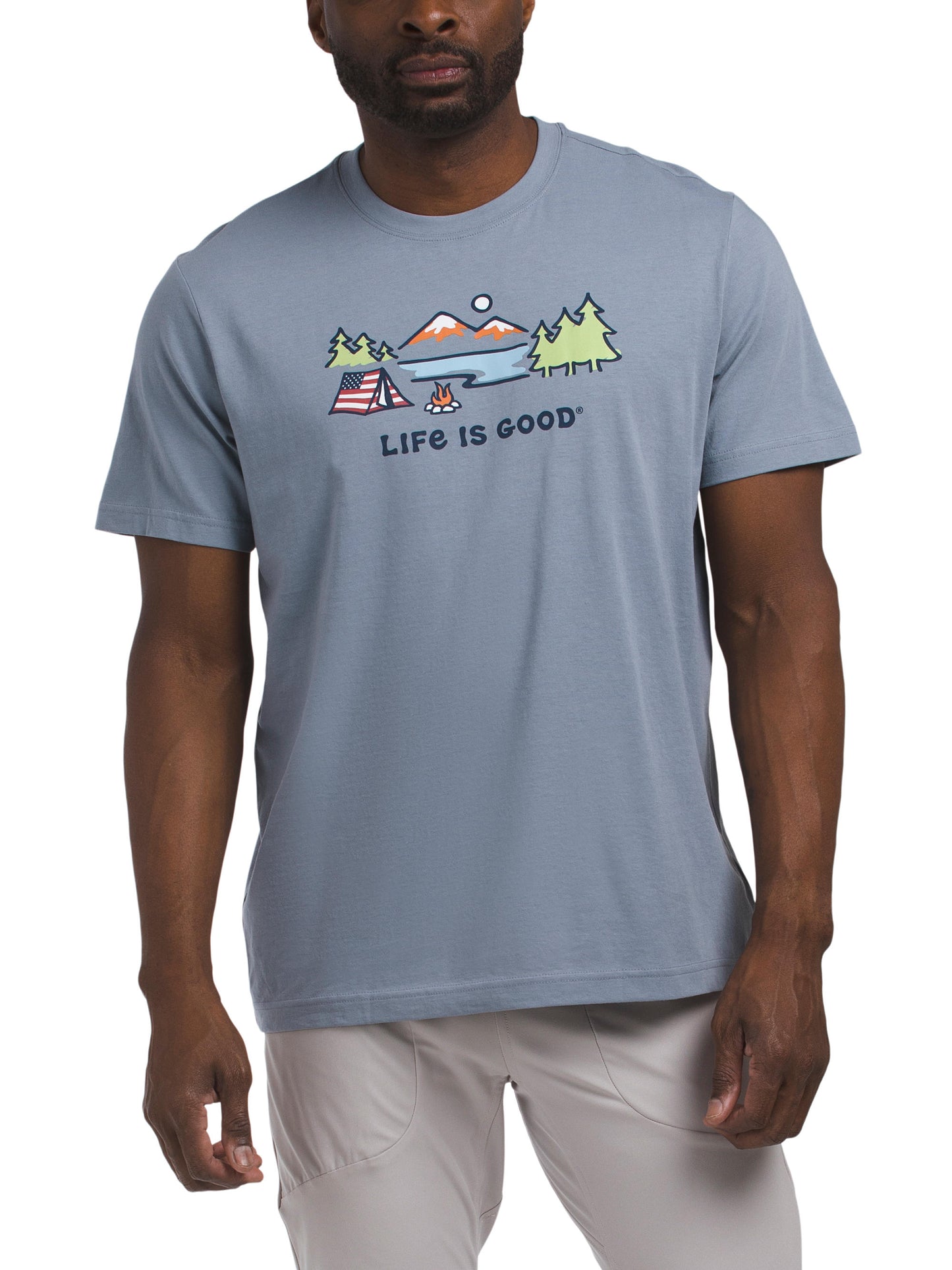 LIFE IS GOOD Americana Tent Tee