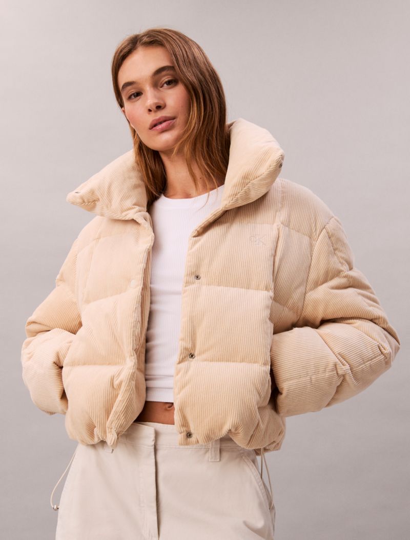 Calvin Klein Cord Puffer Gödəkçə