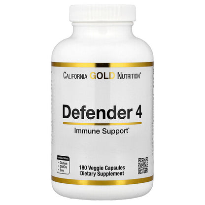California Gold Nutrition Defender 4 C Vitamini D Vitamini Sink Selenyum 180 Veggie Kapsul