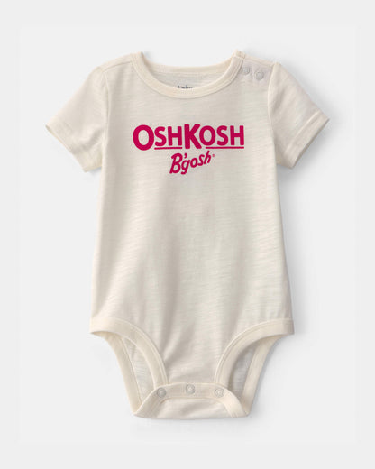 OshKosh Körpə Loqo Qrafik Bodysuit - Fil Dişi