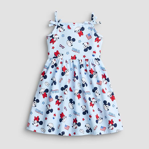 Qız 4-12 Jumping Beans® Disney Mickey Mouse & Minnie Mouse Kamisol Elbisə