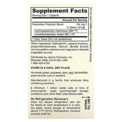 Jarrow Formulas Vegan Fem Dophilus 1 Milyard Cfu 60 Veqetarian Kapsul YoxYox