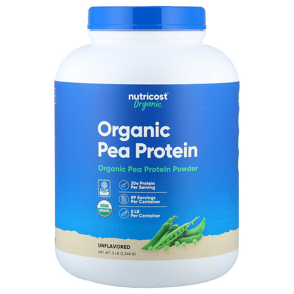 Nutricost Organic Pea Protein Təzəlik 5 Lb 2 268 G