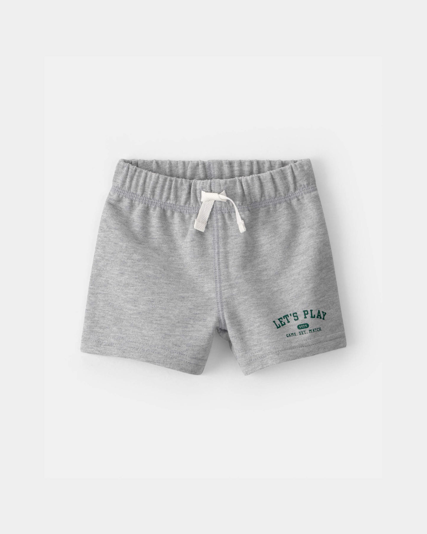 Carter's Uşaq Oğlan 3-Parçalı Varsity Kardiqan, Body və Şort Dəsti - Yaşıl/Boz