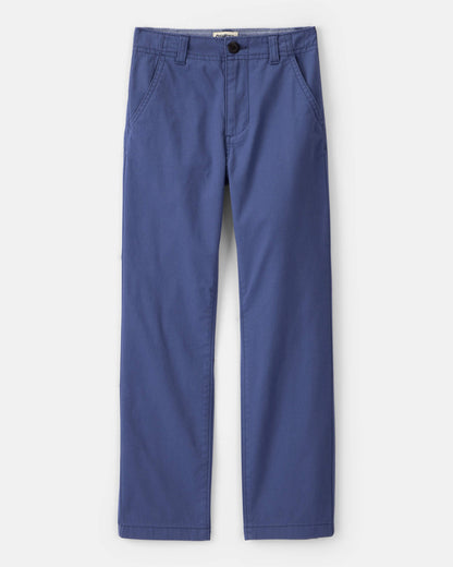 OshKosh B'gosh Oğlan Düz Ön Fason Şalvarı - Mavi