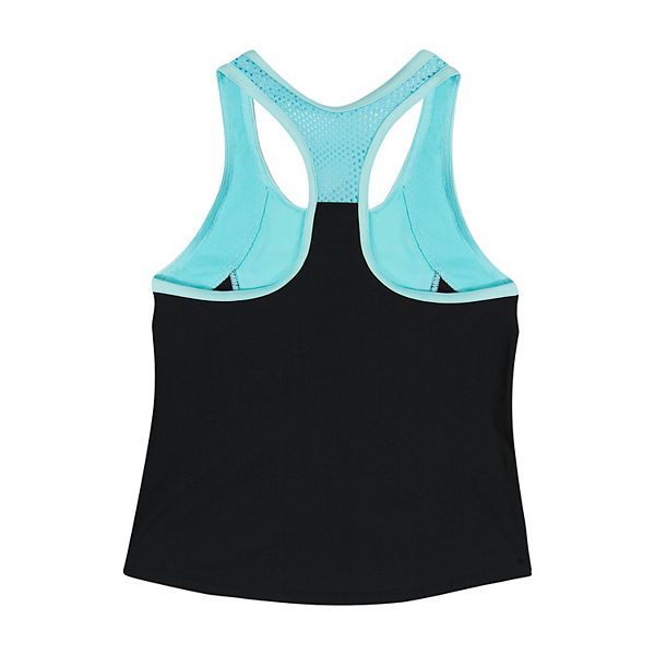 ZeroXposur Qız 4-20 1/2 3 Parçalı Tankini Üzgü Dəsti