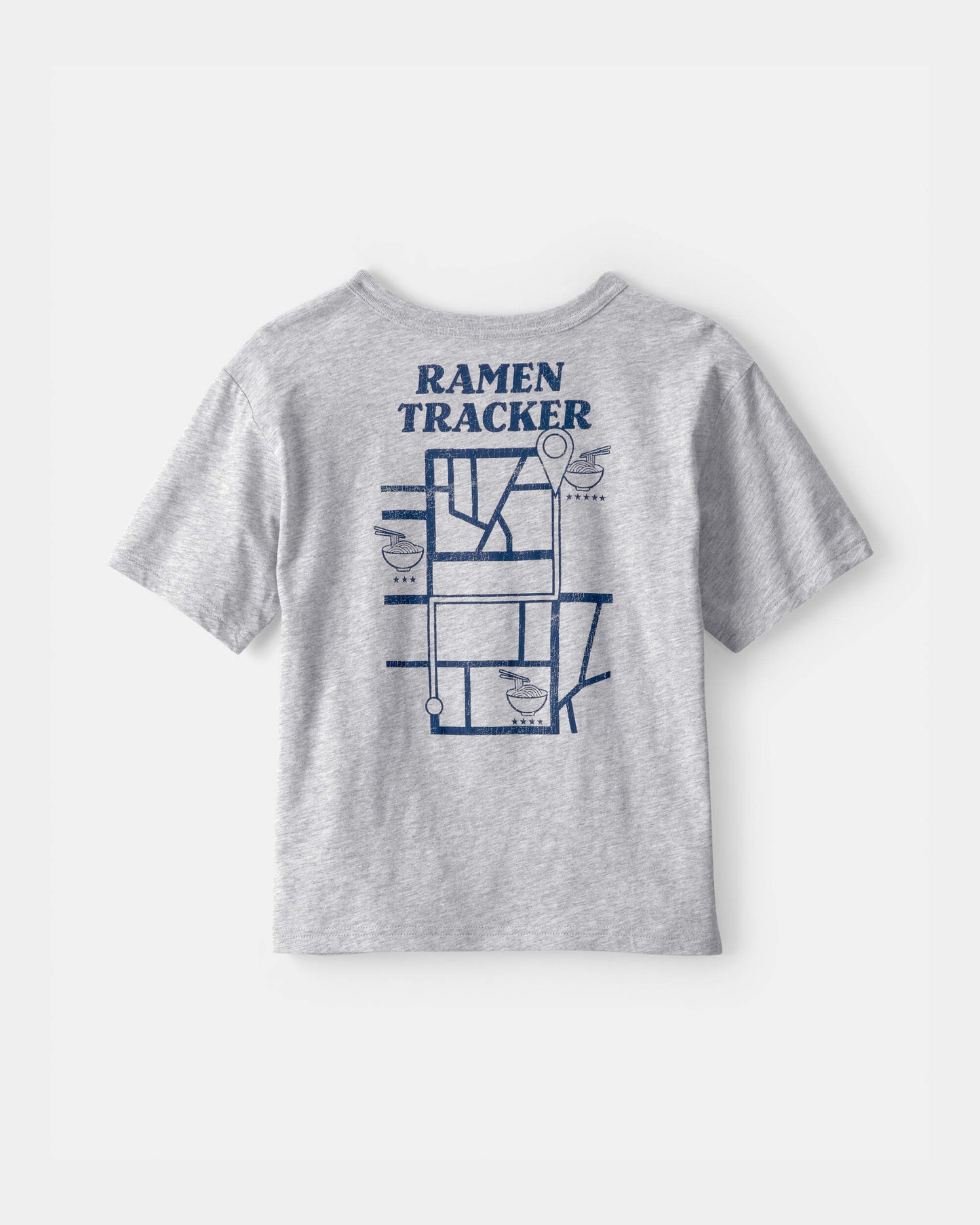 Carter's Oğlan Ramen Qrafik Köynəyi - Boz