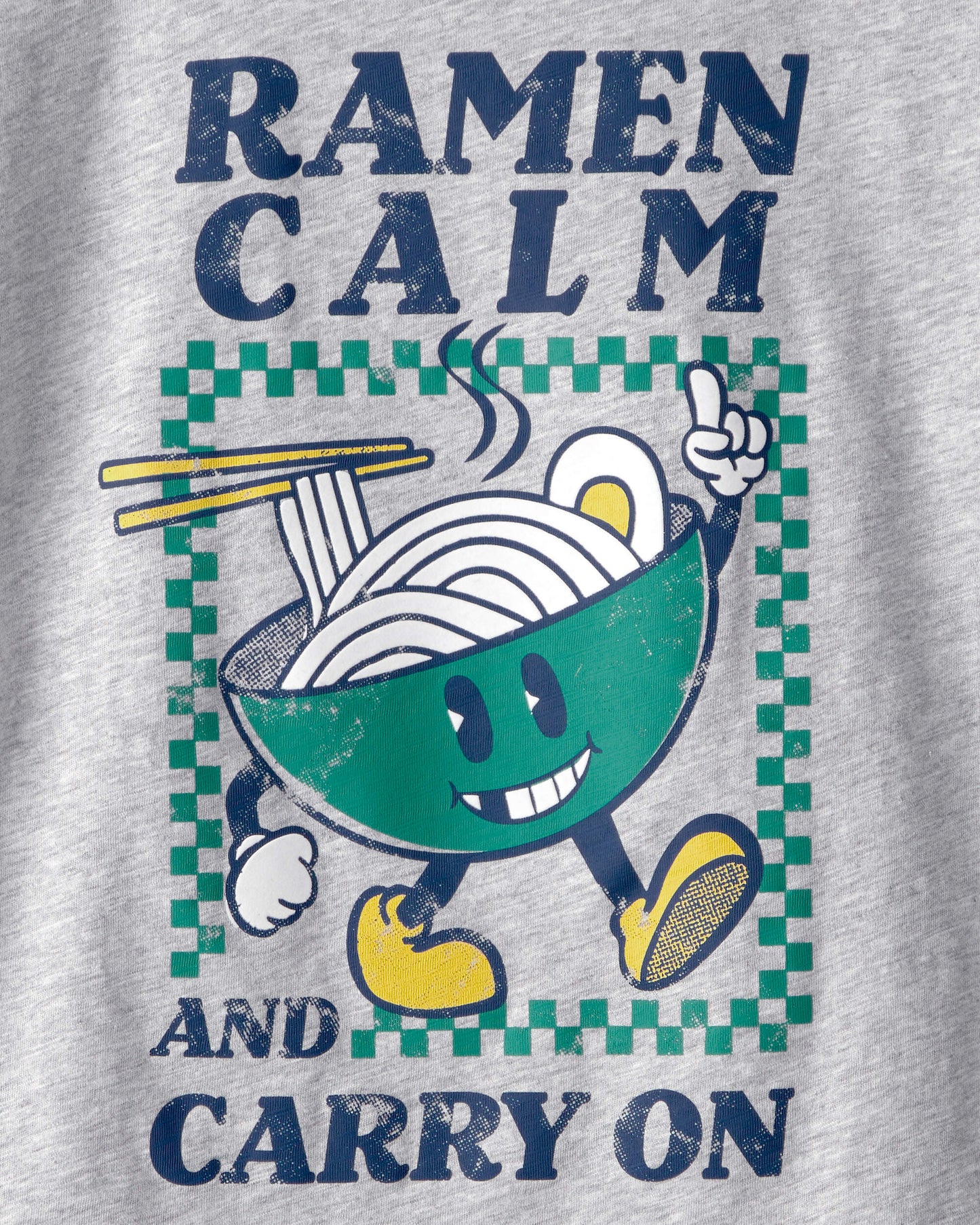 Carter's Oğlan Ramen Qrafik Köynəyi - Boz
