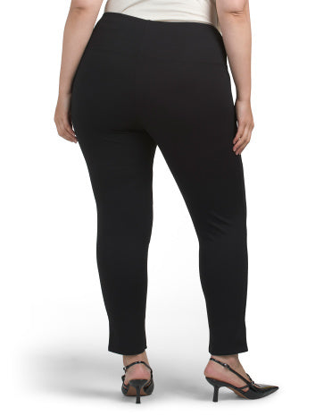 Plus Tummy Control Ponte Leggings