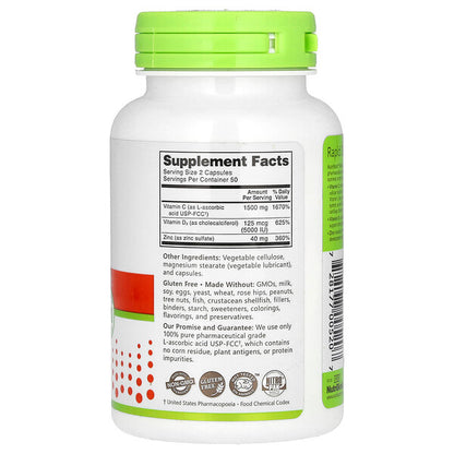 Nutribiotic Immunity C Vitamini D3 Sink 100 Kapsul