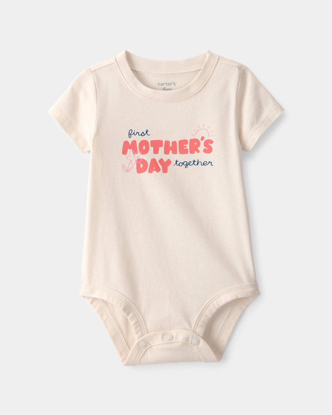 Carter's Körpəçə 'Analar Günü' Qrafik Bodysuit - Krem