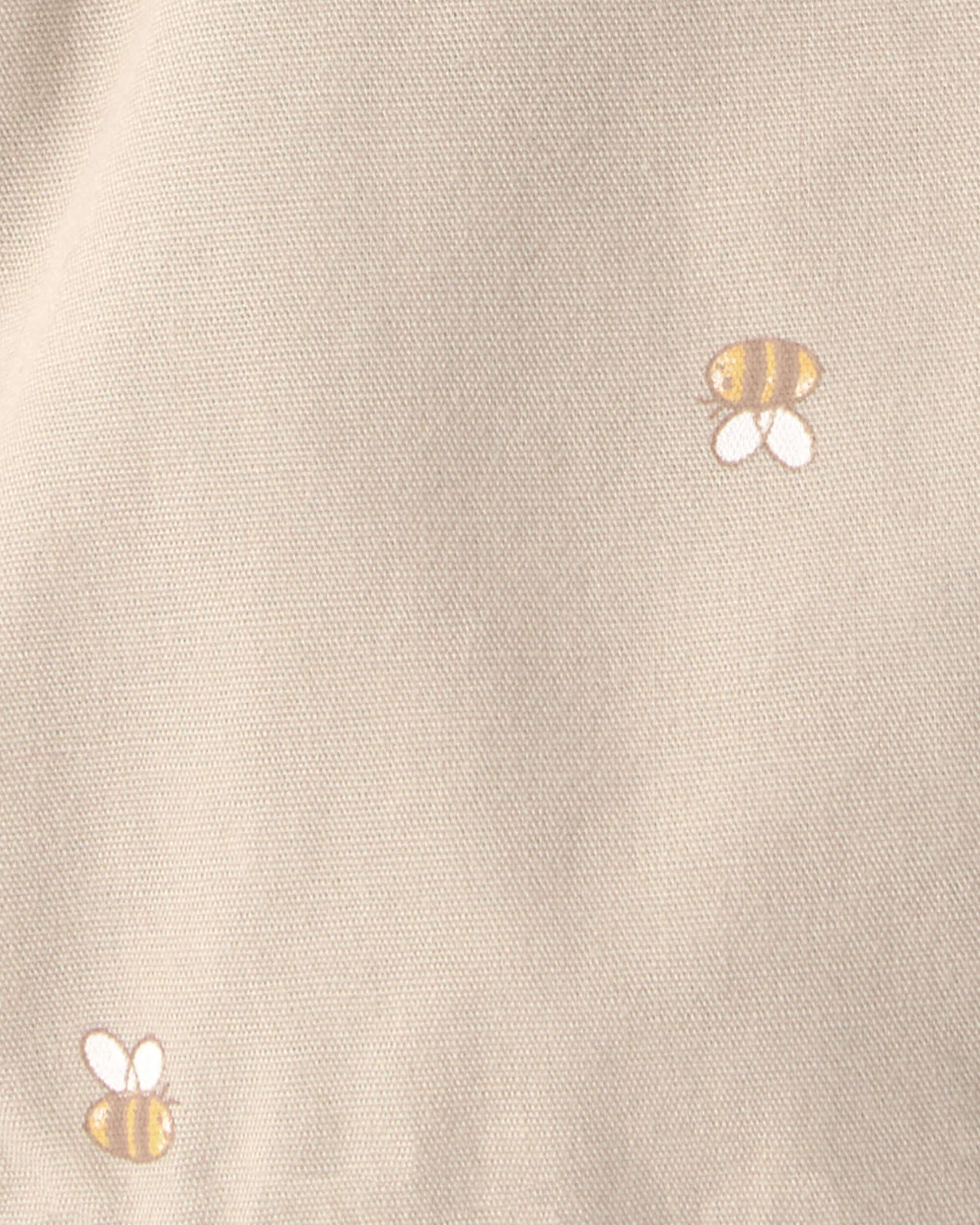 OshKosh B'gosh Uşaq Oğlan Disney© Winnie the Pooh Bal Arısı Askılı Şortlar - Xaki YoxYox