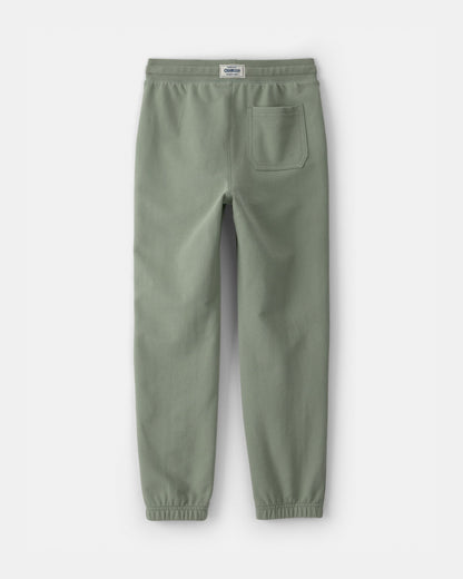 OshKosh B'gosh Uşaq Bağcıqlı Örme Joqger - Yaşıl