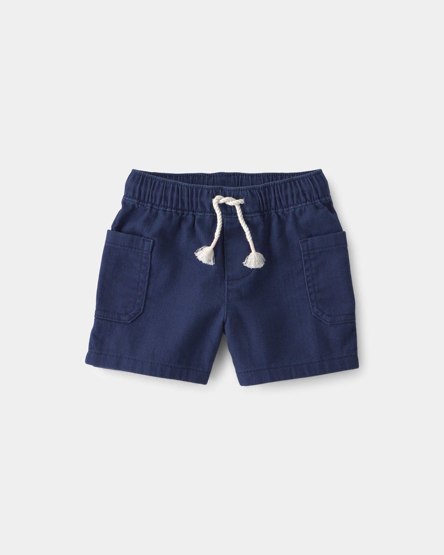 OshKosh B'gosh Körpə Oğlan Twill Bağcıqlı Şortlar - Tünd Mavi