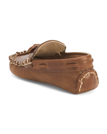 Dəri Şoför Loaferləri (Körpə Uşaq)