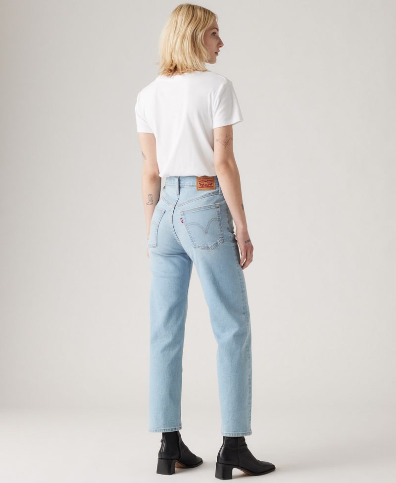Levi's Qadın Ribcage Yüksək Bel Düz Biləkli Cins