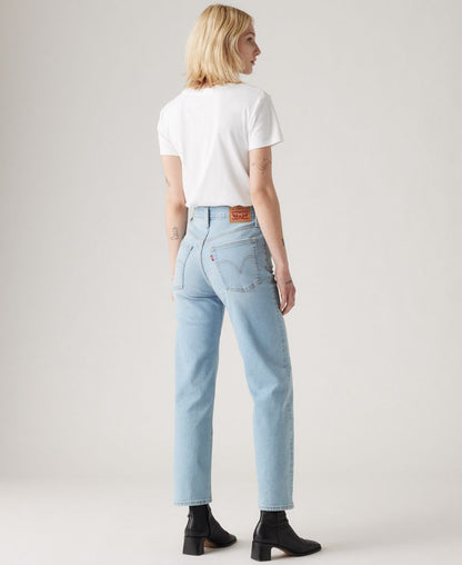 Levi's Qadın Ribcage Yüksək Bel Düz Biləkli Cins