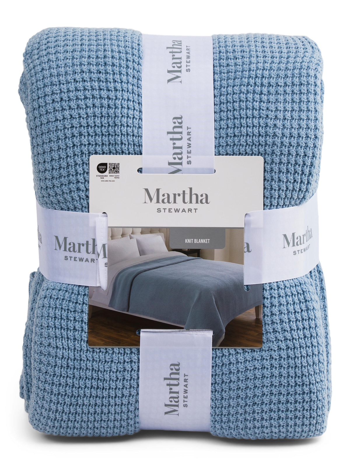 MARTHA STEWART Toxumalı Trikotan Vafil Yorğan