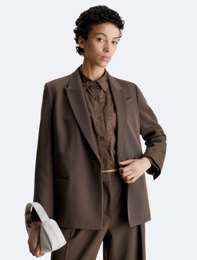 Calvin Klein Yün Twill Gödəkçə