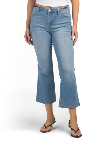 1822 DENIM Yüksək Bel Demi Bootcut Cins