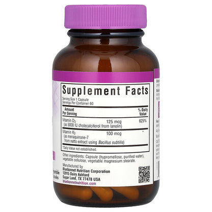 Bluebonnet Nutrition D3 K2 Vitamini 60 Bitki Kapsulu