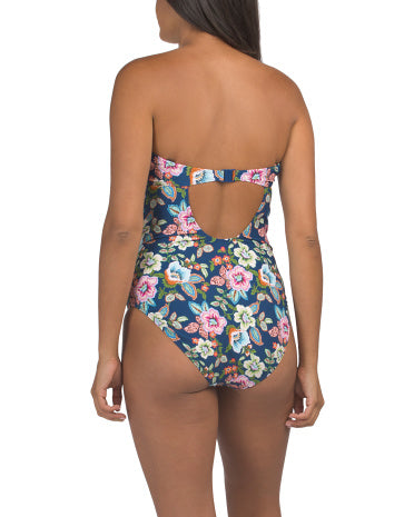 NIPTUCK Jacinta Qarın Kontrollu Bandeau Stil Bir Parça Mayosu