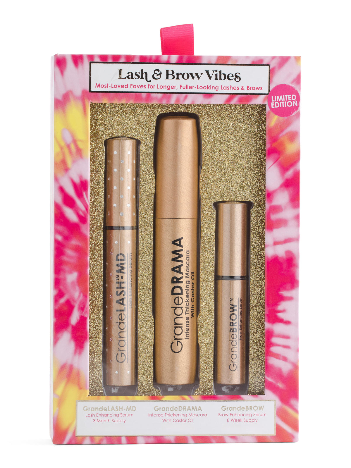 GRANDE COSMETICS 3 Parça Kirpik və Qaş Vibrası Dəsti