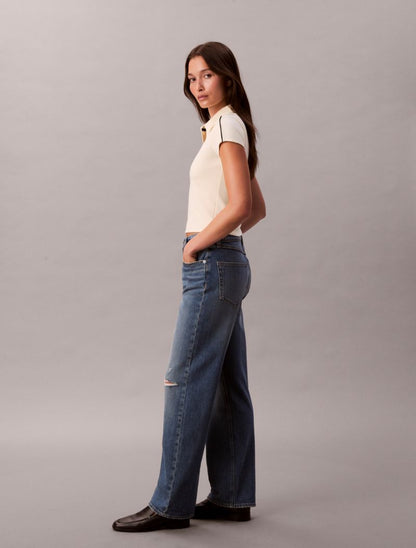 Calvin Klein 90s Düz Cins