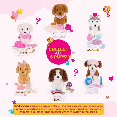 Our Generation Surprise Pets Puppy Series - 18 İnçlik Kuklalar üçün Kolleksiyalanabilir Sirli Qutu