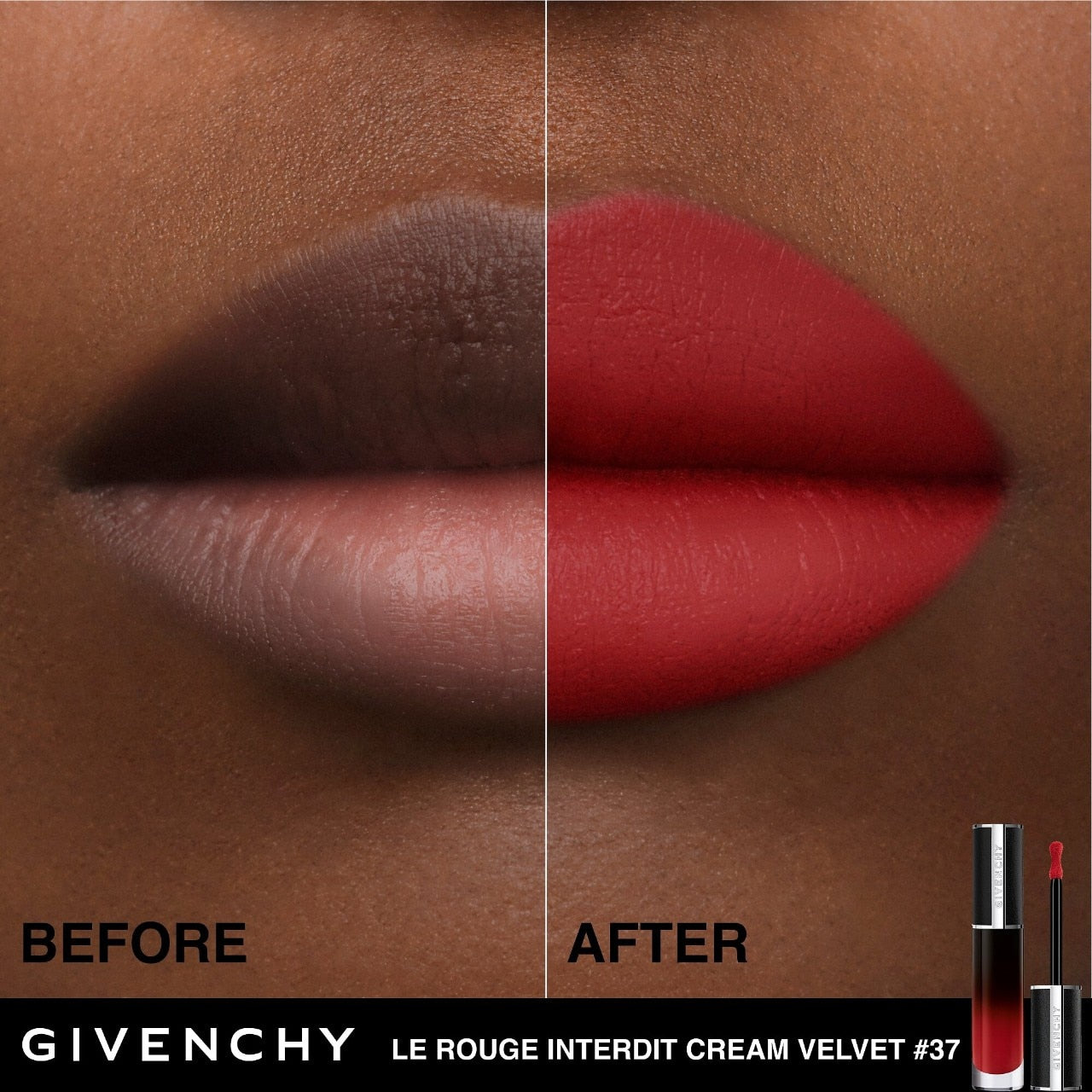 Givenchy Le Rouge Interdit Cream Velvet Dodaq Boyası