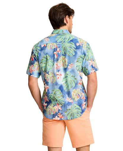 Tommy Bahama Kişi Nova Wave Mira Jungle Classic-Fit Köynək