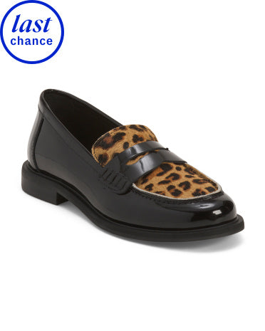 NILA &amp; NILA İtaliyada İmalatı Dəri Penny Loafer Ayaqqabı
