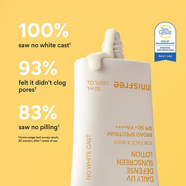 innisfree Daily UV Defense Geniş Spektrli Günəş Kremi SPF 50+ PA++++