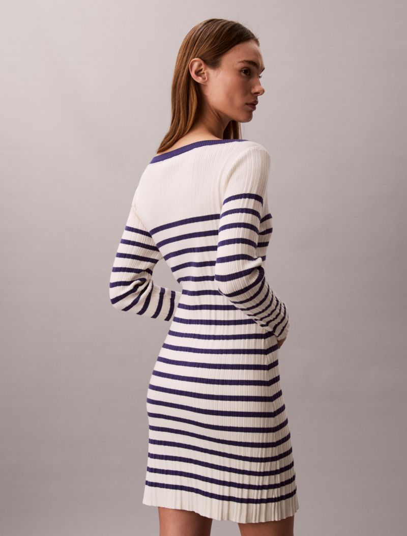 Calvin Klein Zolaqli Uzun Cəkətli Rib Mini Geyim