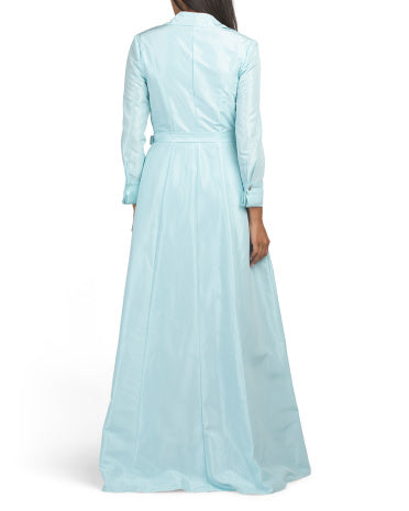 TERANI COUTURE Uzun Kol Bəzəkli Köynək Geyimi