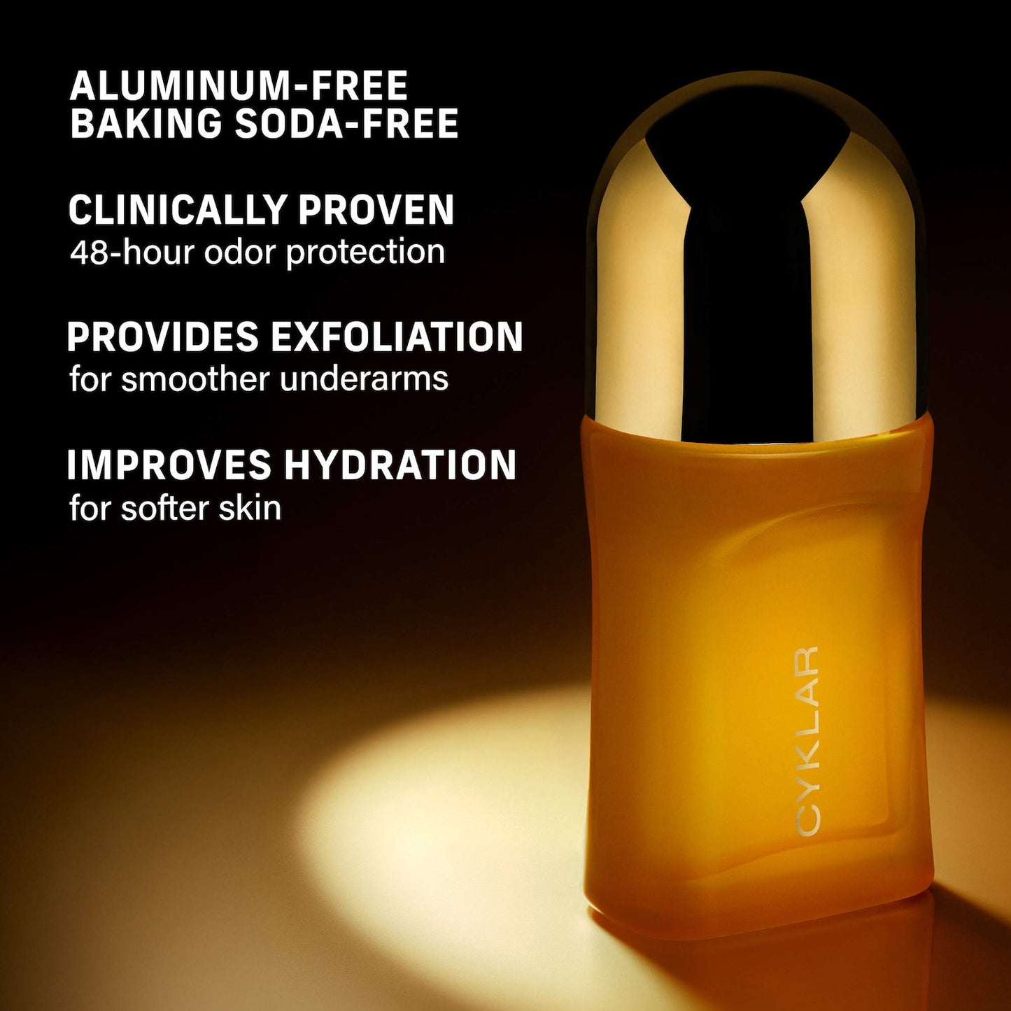 CYKLAR Vanilla Verve Mandelic Acid Parlaqlığı Arttıran Deodorant Jeli 48 Saatlıq Odor Qoruması ilə