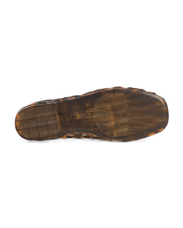 CUSHIONAIRE Lab Jelly Mule Düz Ayaqqabı