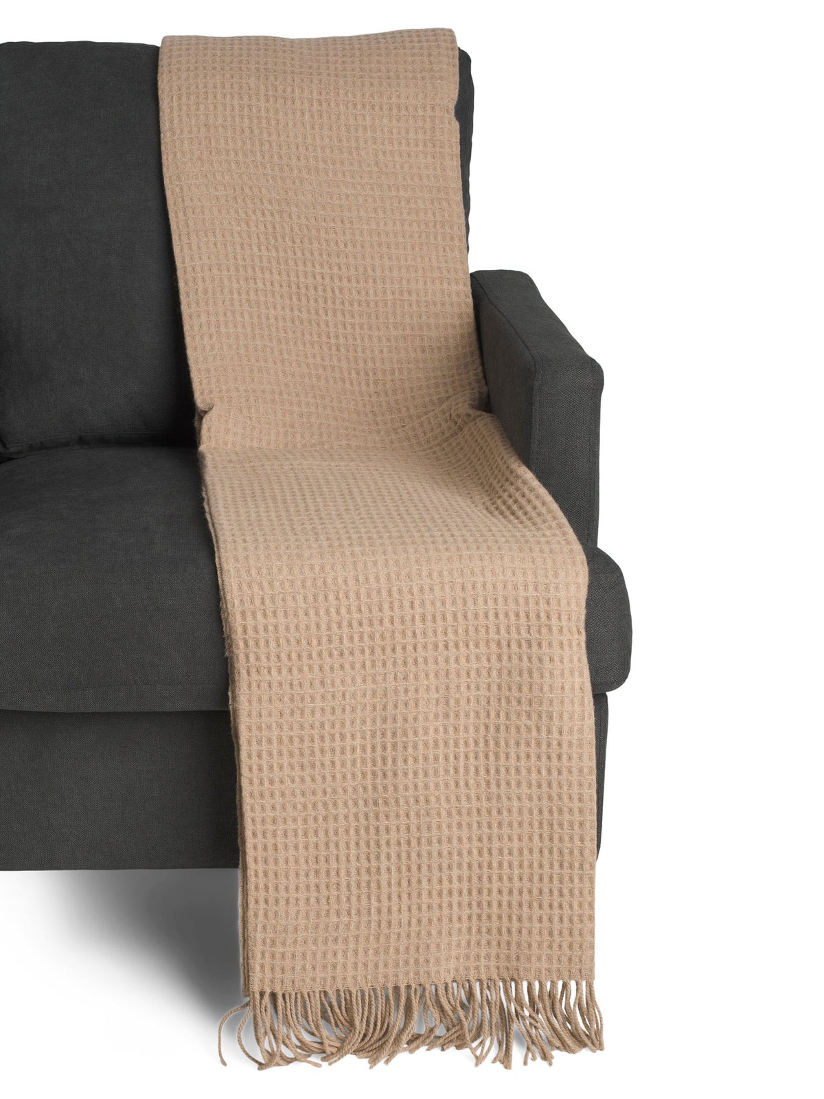 Made In Italy Yün Vafflı Plaid