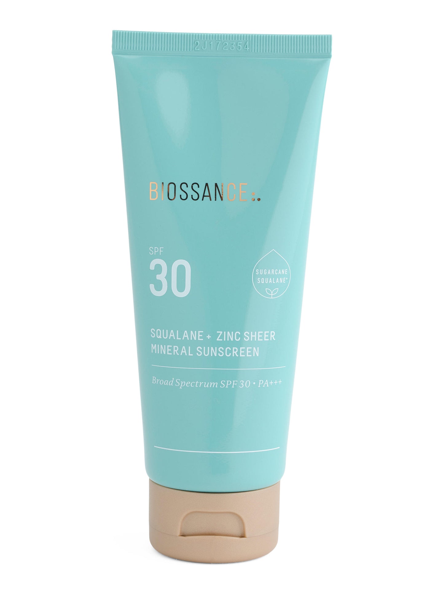 BIOSSANCE 3.4oz SPF 30 Zinc Şəffaf Mineral Günəş Kremi