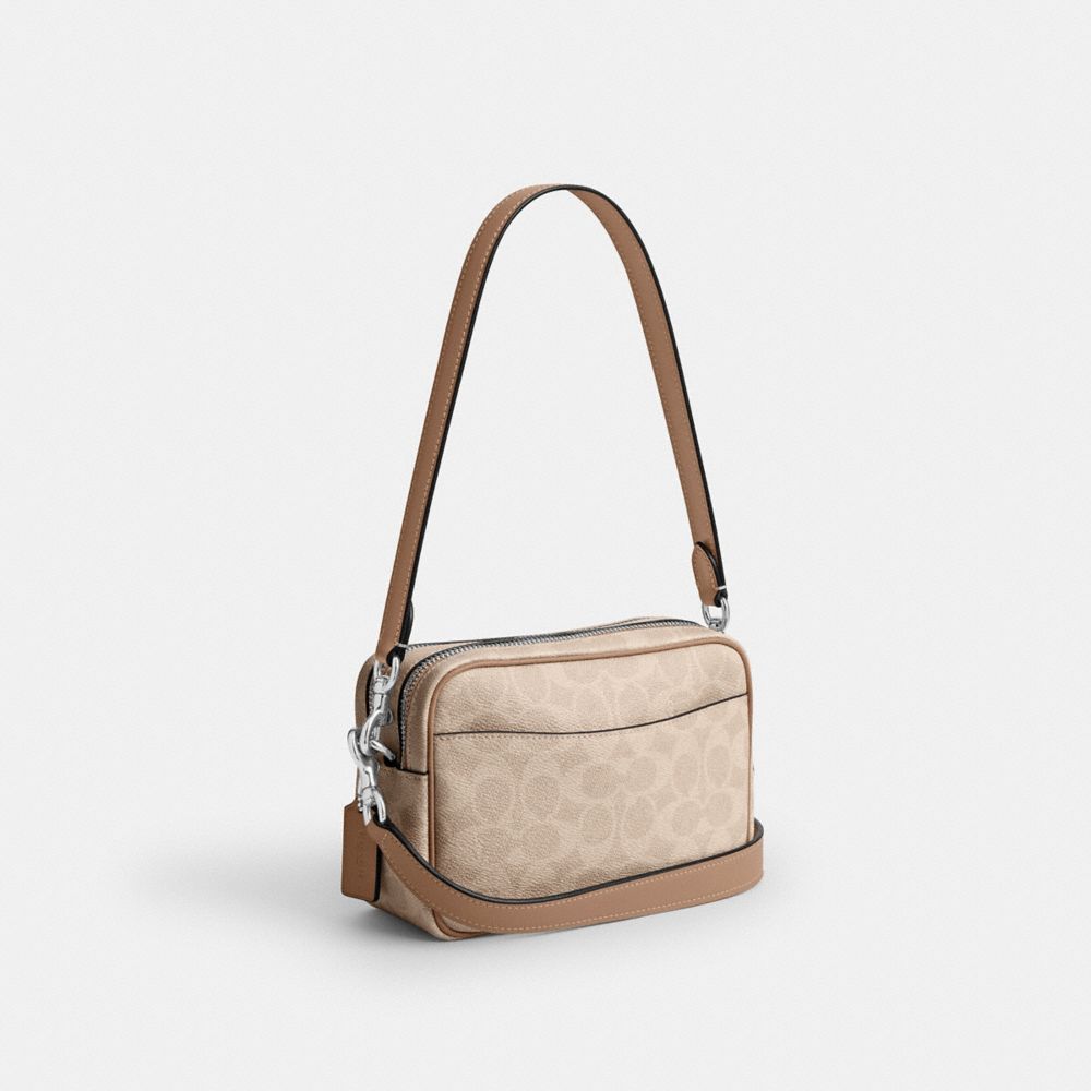 Coach Mini Carey Çarpaz Çanta Signature Canvas Kolleksiyası