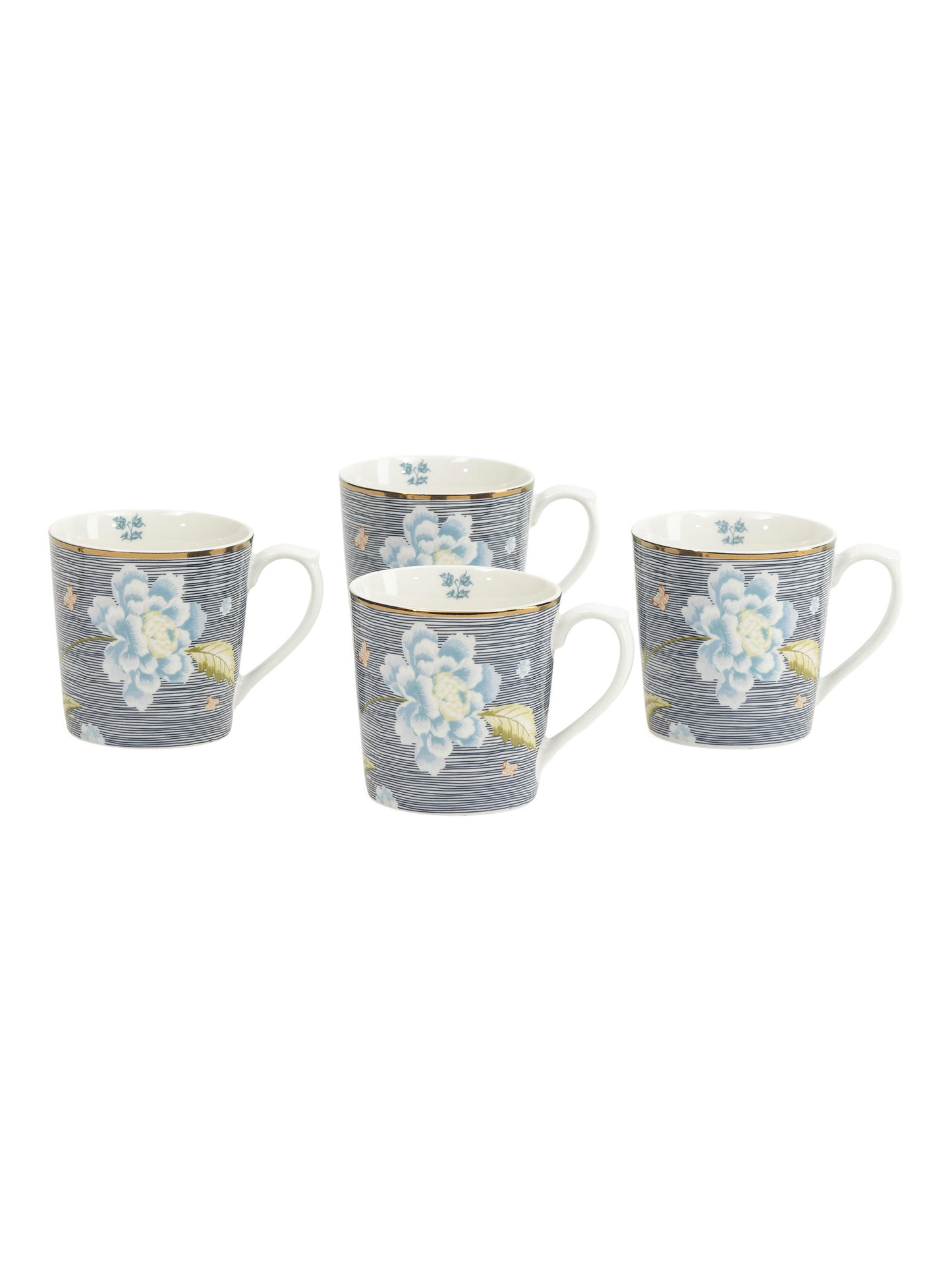 LAURA ASHLEY 4pk 10oz Çini Fincanlar
